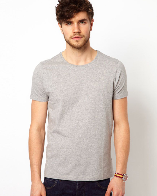 Grey Half Sleeve T-Shirt Men – Classiness